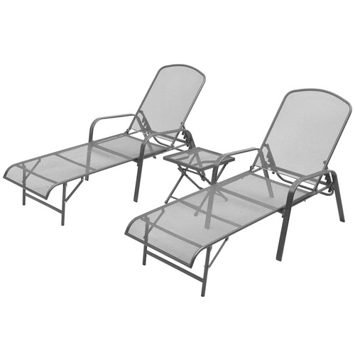 Sonnenliegen mit tisch - sonnenliegen,