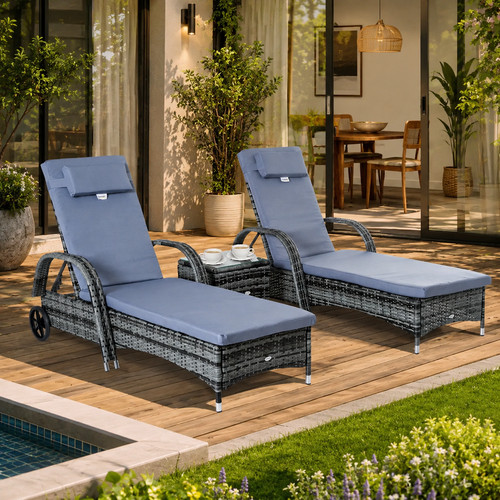3er set sonnenliegen - 3er-set,